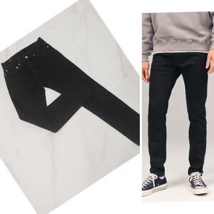 Abercrombie & Fitch Men's Skinny Stretch Jeans Black 28x30